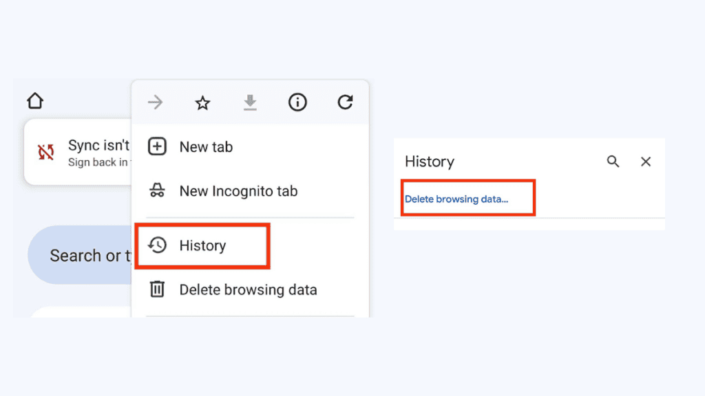 Delete Browsing Data - EyeUniversal