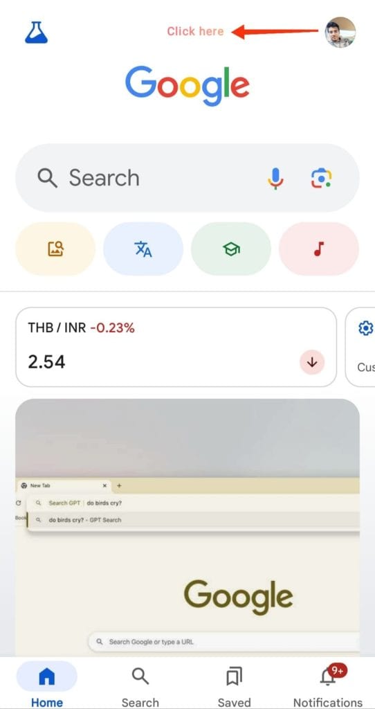 Delete Search History Using the Google Search App - EyeUniversal Delete Search History on Google Search App