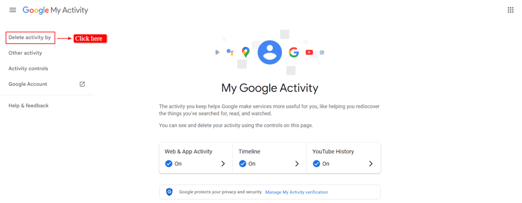 Google My Activity Dashboard - EyeUniversal Google My Activity
