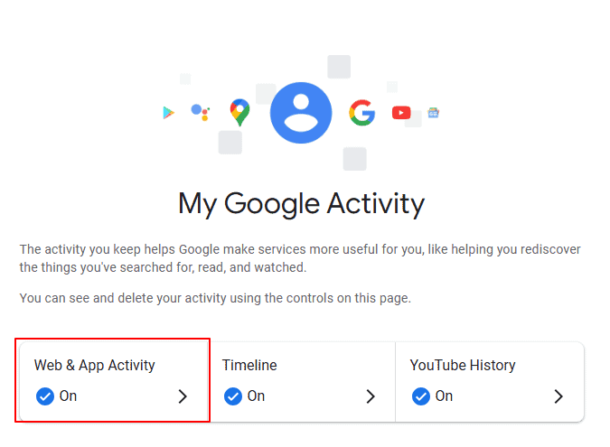 Google My Activity - EyeUniversal Web & App Activity